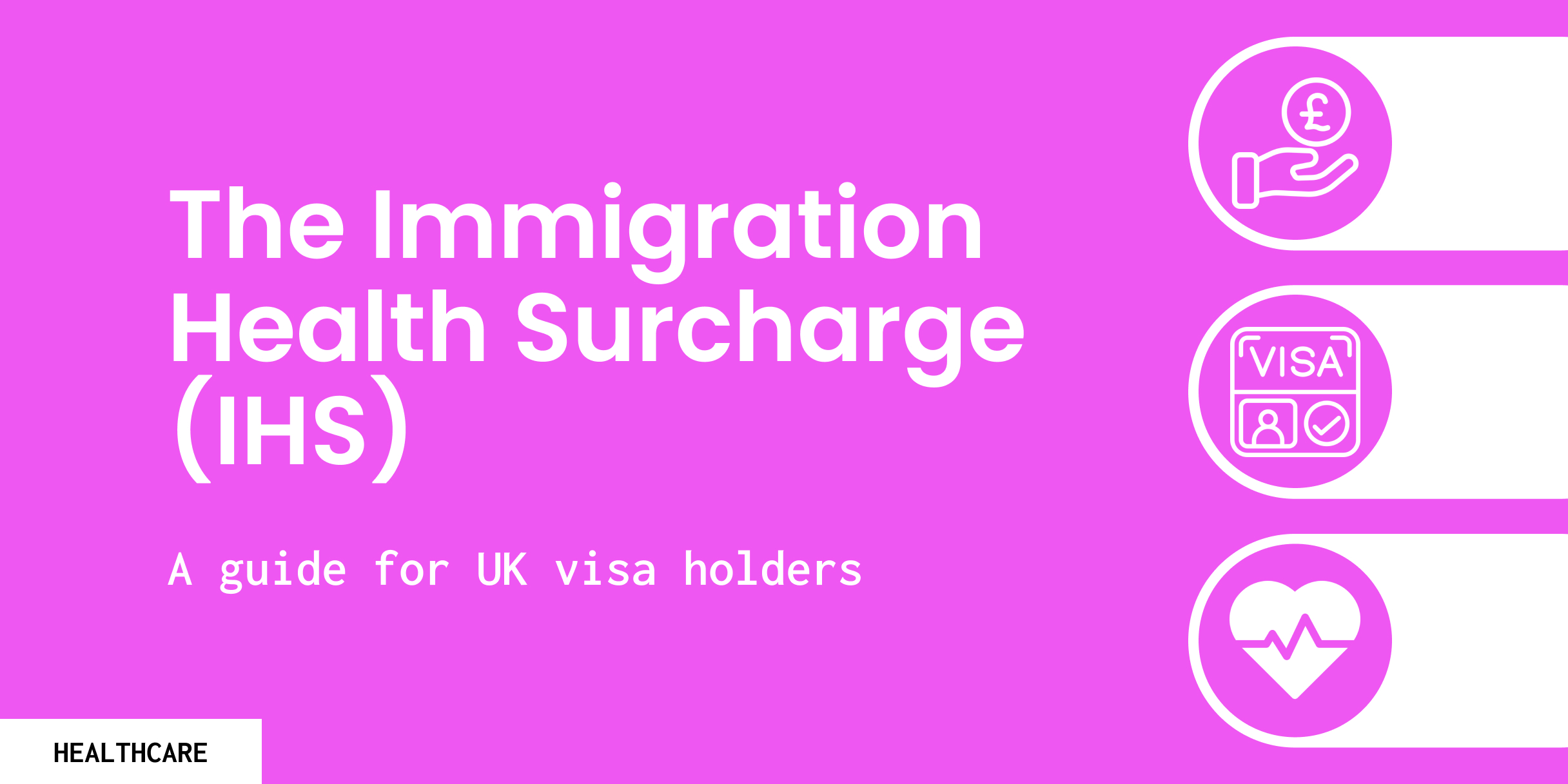 IHS (Immigration Health Surcharge) for UK visa